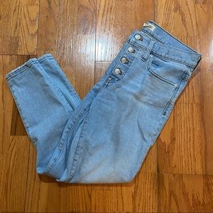 Madewell 9” high rise skinny